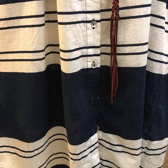 Faithful Majorca Striped Maxi Dress 6 NWT - Picture 3 of 7